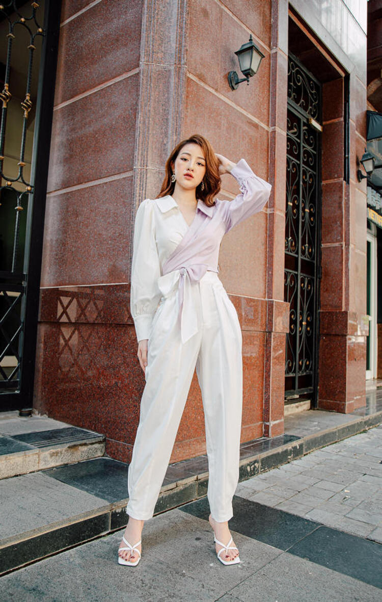 Đi đám cưới mặc gì? TOP 10 set đồ đơn giản, cuốn hút nhất 2024 6 di dam cuoi mac gi thoi trang thu le.com6