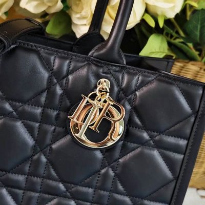 Túi Dior Bag Book Tote màu đen Hàng Hiệu Siêu Cấp CD1001 16 dior bag book tote mau den (6)