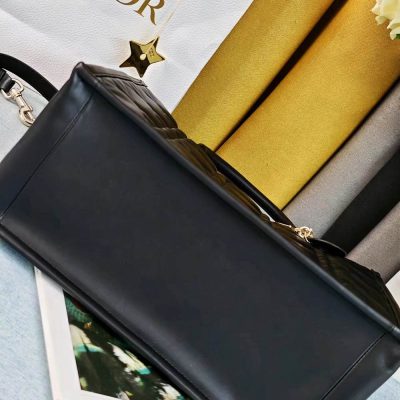 Túi Dior Bag Book Tote màu đen Hàng Hiệu Siêu Cấp CD1001 18 dior bag book tote mau den (8)