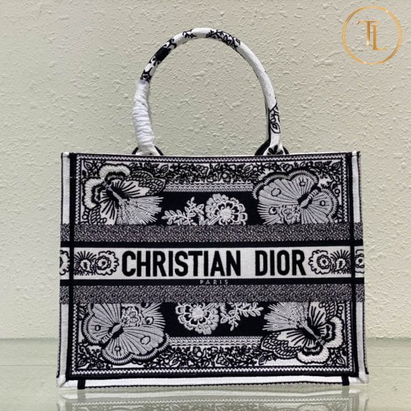 dior bag book tote mau hoa tiet 7