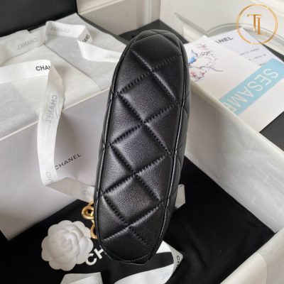 Túi Chanel cận chính hãng màu đen dây vàng Hàng Hiệu CN101 12 tui chanel can chinh hang mau den day vang (1)