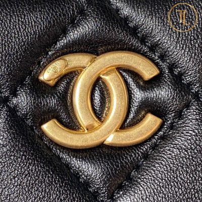 Túi Chanel cận chính hãng màu đen dây vàng Hàng Hiệu CN101 18 tui chanel can chinh hang mau den day vang (8)
