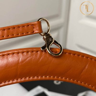 Túi Chanel Rep 1:1 màu nâu da trơn Hàng Hiệu CN254 14 tui chanel rep 1 1 mau nau (2)