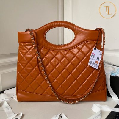 Túi Chanel Rep 1:1 màu nâu da trơn Hàng Hiệu CN254 12 tui chanel rep 1 1 mau nau (5)