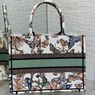 Túi Christian Dior Book Tote Rep 1:1 màu xanh Green họa tiết CD1004 12 tui christian dior book tote rep 1 1 (2)