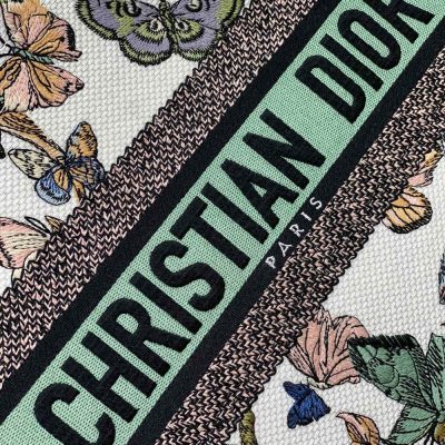 Túi Christian Dior Book Tote Rep 1:1 màu xanh Green họa tiết CD1004 16 tui christian dior book tote rep 1 1 (6)