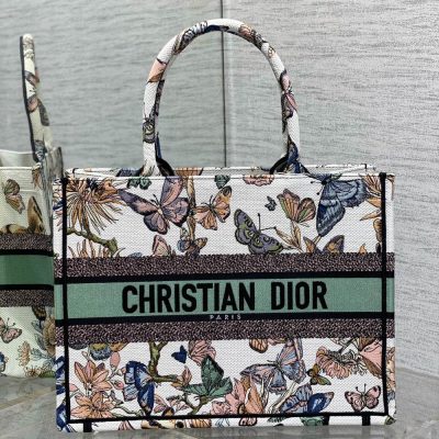 Túi Christian Dior Book Tote Rep 1:1 màu xanh Green họa tiết CD1004 18 tui christian dior book tote rep 1 1 (8)