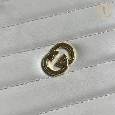 tui deo cheo nu gucci can chinh hang mau trang logo vang (2)