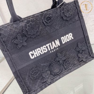 Túi Dior Book Tote Like Auth 1:1 màu đen chữ trắng Hàng Hiệu CD001 11 tui dior book tote mau den hang hieu sieu cap (1)