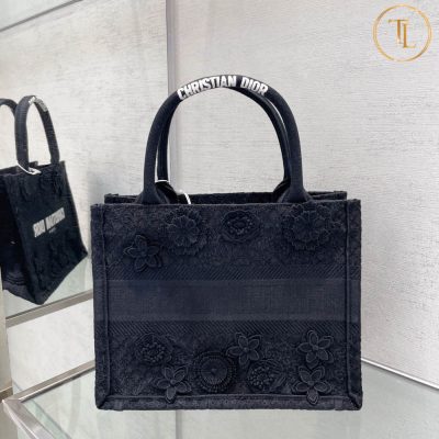 Túi Dior Book Tote Like Auth 1:1 màu đen chữ trắng Hàng Hiệu CD001 15 tui dior book tote mau den hang hieu sieu cap (6)