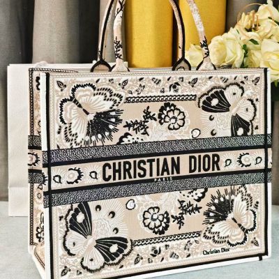 tui dior lady like auth book tote hang hieu hoa tiet den (5)