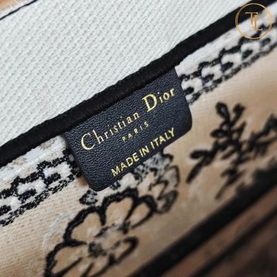 tui dior lady like auth book tote hang hieu hoa tiet den (9)