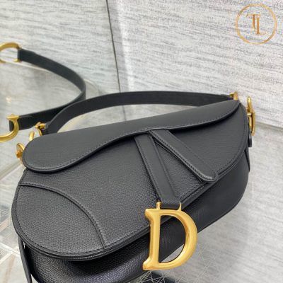 Túi Dior Lady yên ngựa màu đen Rep 1:1 da sần Hàng Hiệu DR101 19 tui dior lady mau den yen ngua rep 1 1 (9)