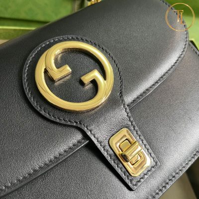 Túi Gucci nữ đeo chéo cận chính hãng màu đen Blondie GCB211 14 tui gucci nu can chinh hang mau den (3)