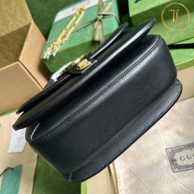 Túi Gucci nữ đeo chéo cận chính hãng màu đen Blondie GCB211 16 tui gucci nu can chinh hang mau den (5)