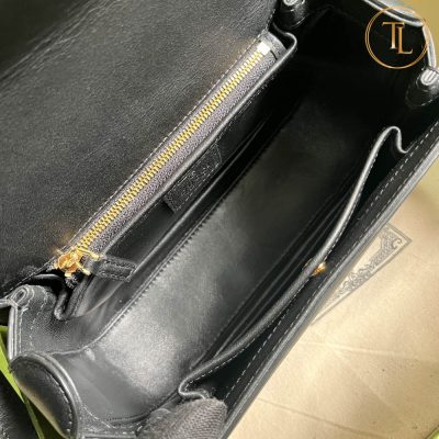 Túi Gucci nữ đeo chéo cận chính hãng màu đen Blondie GCB211 18 tui gucci nu can chinh hang mau den (7)