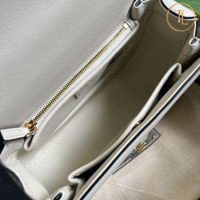 Túi Gucci nữ đeo chéo cận chính hãng màu trắng Blondie GCB210 13 tui gucci nu can chinh hang mau trang (2)