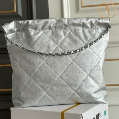 tui xach chanel can chinh hang mau ghi xam (9)