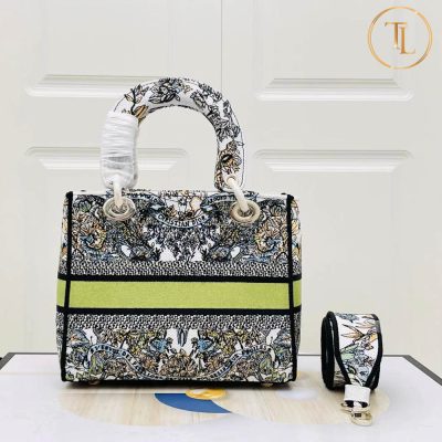 tui xach dior sieu cap lady d lite mau hoa tiet (3)
