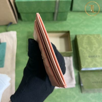 Ví Gucci nữ cận chính hãng đựng thẻ màu hồng nhạt GC004 19 vi gucci nu can chinh hang dung the mau hong (9)