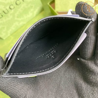 Ví Gucci nữ đựng thẻ màu đen Logo vàng Hàng Hiệu GC001 17 vi gucci nu dung the mau den (6)