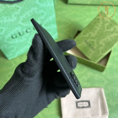 Ví Gucci nữ đựng thẻ màu đen Logo đen Hàng Hiệu GC003 13 vi gucci nu dung the mau den logo den (3)