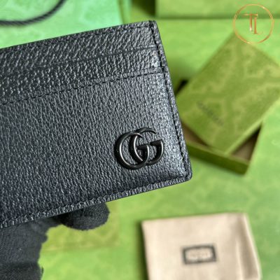 Ví Gucci nữ đựng thẻ màu đen Logo đen Hàng Hiệu GC003 18 vi gucci nu dung the mau den logo den (8)