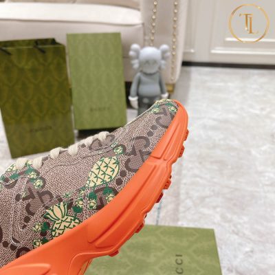 Giày thể thao Gucci Like Auth 1:1 Rhyton Unisex đế cam GG100 14 giay gucci like authentic de cam (4)