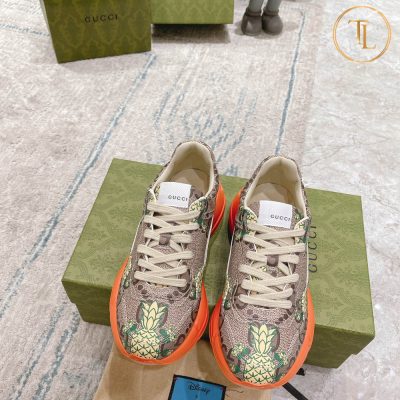 Giày thể thao Gucci Like Auth 1:1 Rhyton Unisex đế cam GG100 17 giay gucci like authentic de cam (7)