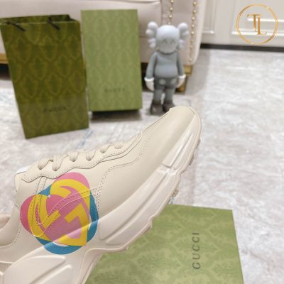 Giày thể thao Gucci Like Auth 1:1 Rhyton Unisex màu trắng GG101 10 giay gucci like authentic mau trang (1)