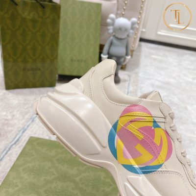 Giày thể thao Gucci Like Auth 1:1 Rhyton Unisex màu trắng GG101 12 giay gucci like authentic mau trang (3)
