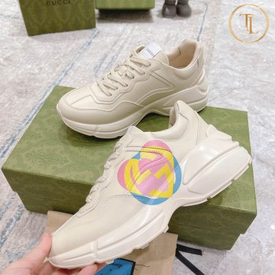 Giày thể thao Gucci Like Auth 1:1 Rhyton Unisex màu trắng GG101 16 giay gucci like authentic mau trang (7)