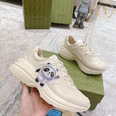 Giày thể thao Gucci Like Auth 1:1 Rhyton Unisex trắng Panda GG103 12 giay gucci like authentic mau trang panda (2)