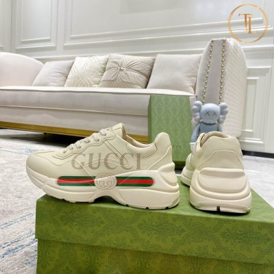 Giày thể thao Gucci Rep 1:1 Rhyton màu trắng ba sọc GG109 12 giay gucci rep 1 1 ho trang ba soc (2)