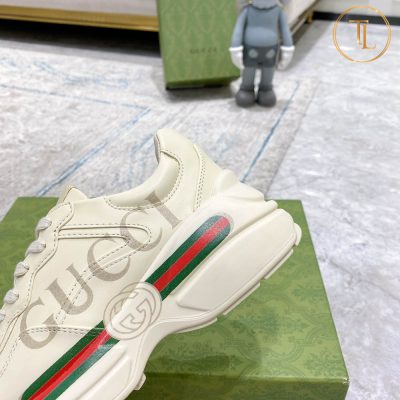 Giày thể thao Gucci Rep 1:1 Rhyton màu trắng ba sọc GG109 13 giay gucci rep 1 1 ho trang ba soc (3)