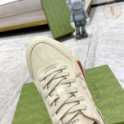 Giày thể thao Gucci Rep 1:1 Rhyton màu trắng ba sọc GG109 16 giay gucci rep 1 1 ho trang ba soc (6)