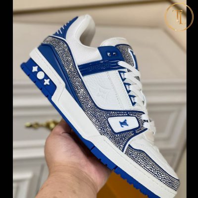 giay louis vuitton like authentic sneaker trainer mau trang xanh duong (5)