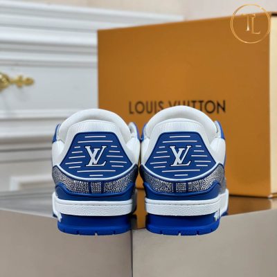 giay louis vuitton like authentic sneaker trainer mau trang xanh duong (6)