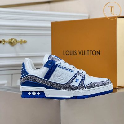 giay louis vuitton like authentic sneaker trainer mau trang xanh duong (7)