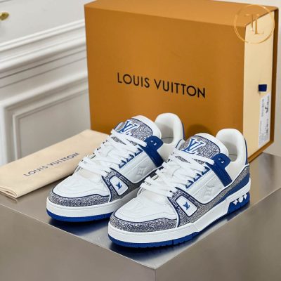 giay louis vuitton like authentic sneaker trainer mau trang xanh duong (8)