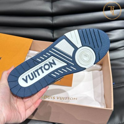 giay louis vuitton sieu cap trainer sneaker trang xanh (6)