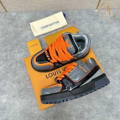 giay lv like auth sneaker trainer mau ghi cam (8)