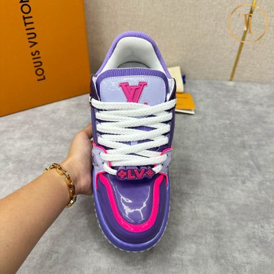 giay lv like auth sneaker trainer mau tim (1)