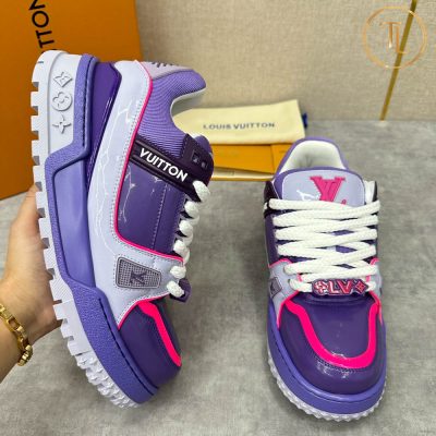 giay lv like auth sneaker trainer mau tim (3)