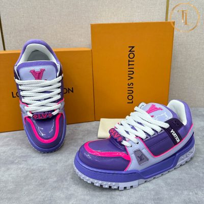 giay lv like auth sneaker trainer mau tim (7)