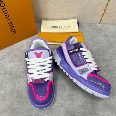 giay lv like auth sneaker trainer mau tim (8)