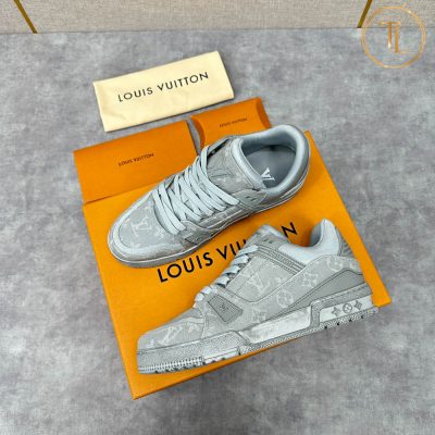 giay lv like authentic sneaker trainer mau ghi (1)