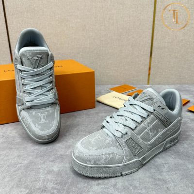 giay lv like authentic sneaker trainer mau ghi (2)