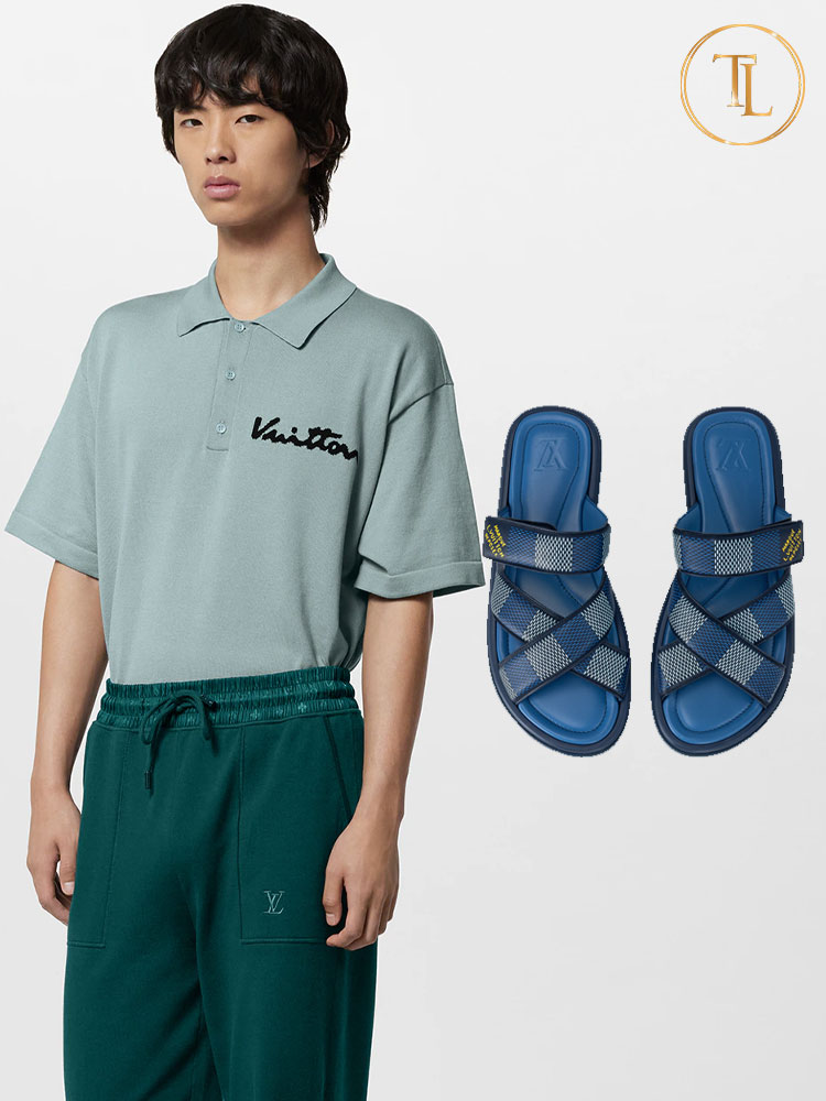 Phối đồ với dép LV Louis Vuitton Phối đồ với dép LV Louis Vuitton