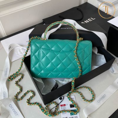 tui chanel like auth deo cheo mau xanh luc (5)